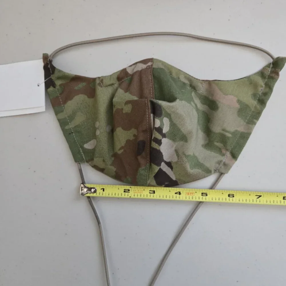 One size face mask with string